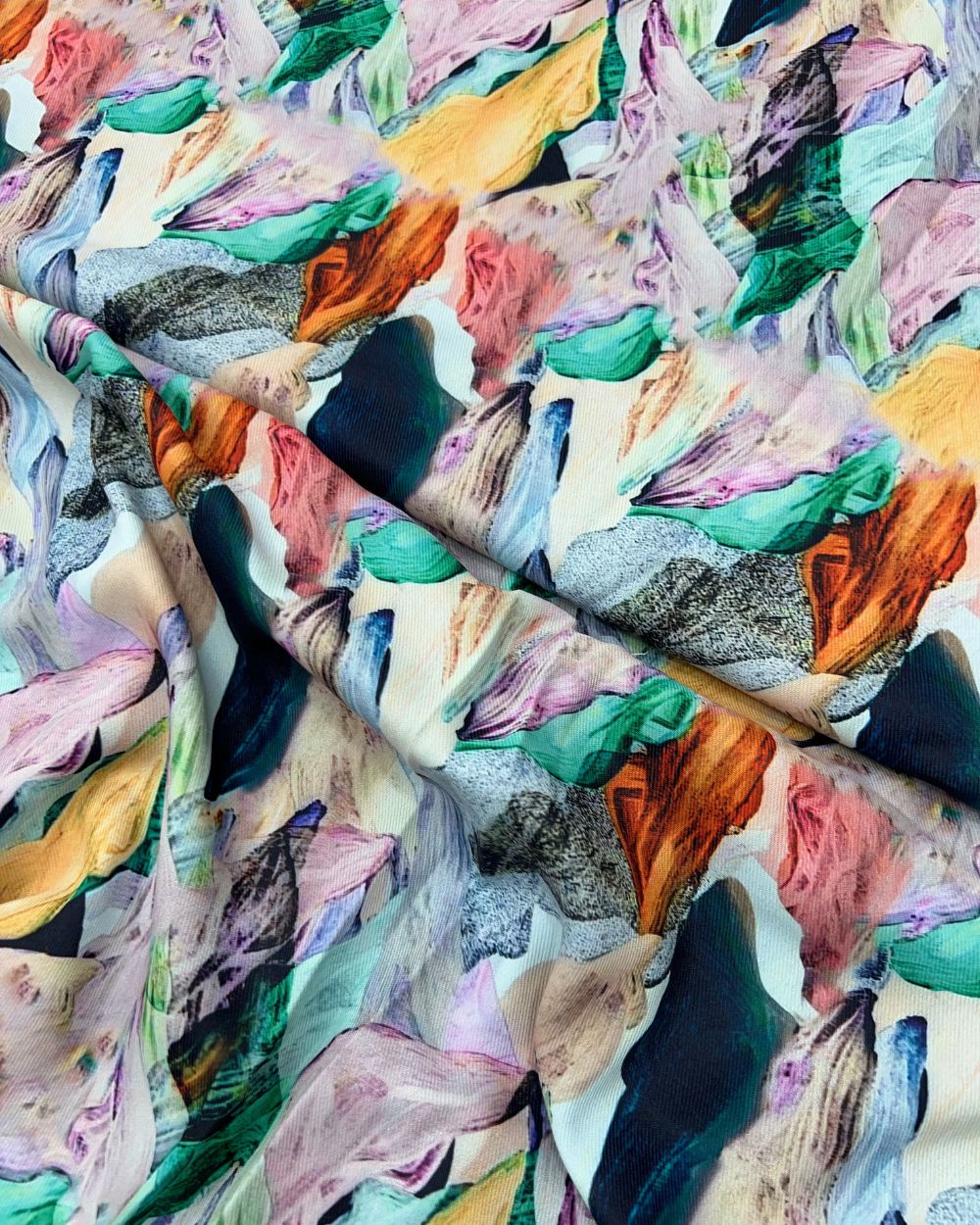 Printed Cotton Mix Pashmina Multicolor 42 Inches Width