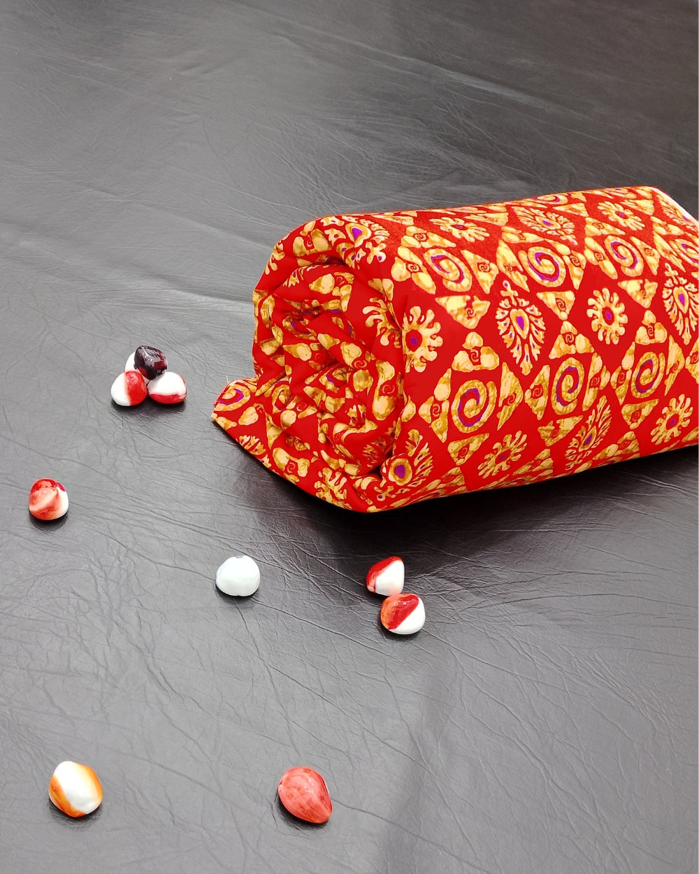 Printed Cotton Orange 42 Inches Width