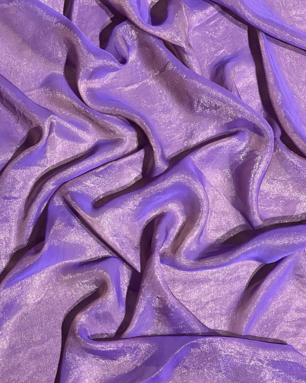 Plain Space Silk (Fendy Satin) Pinkish Lavender Colour 45 Inches Width