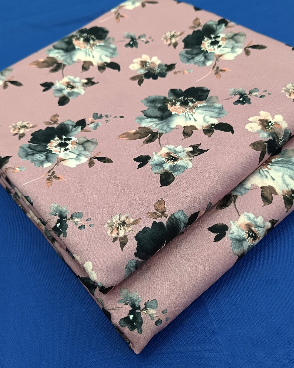 Printed Crepe Digital Pastel Pink Colour 44 Inches Width