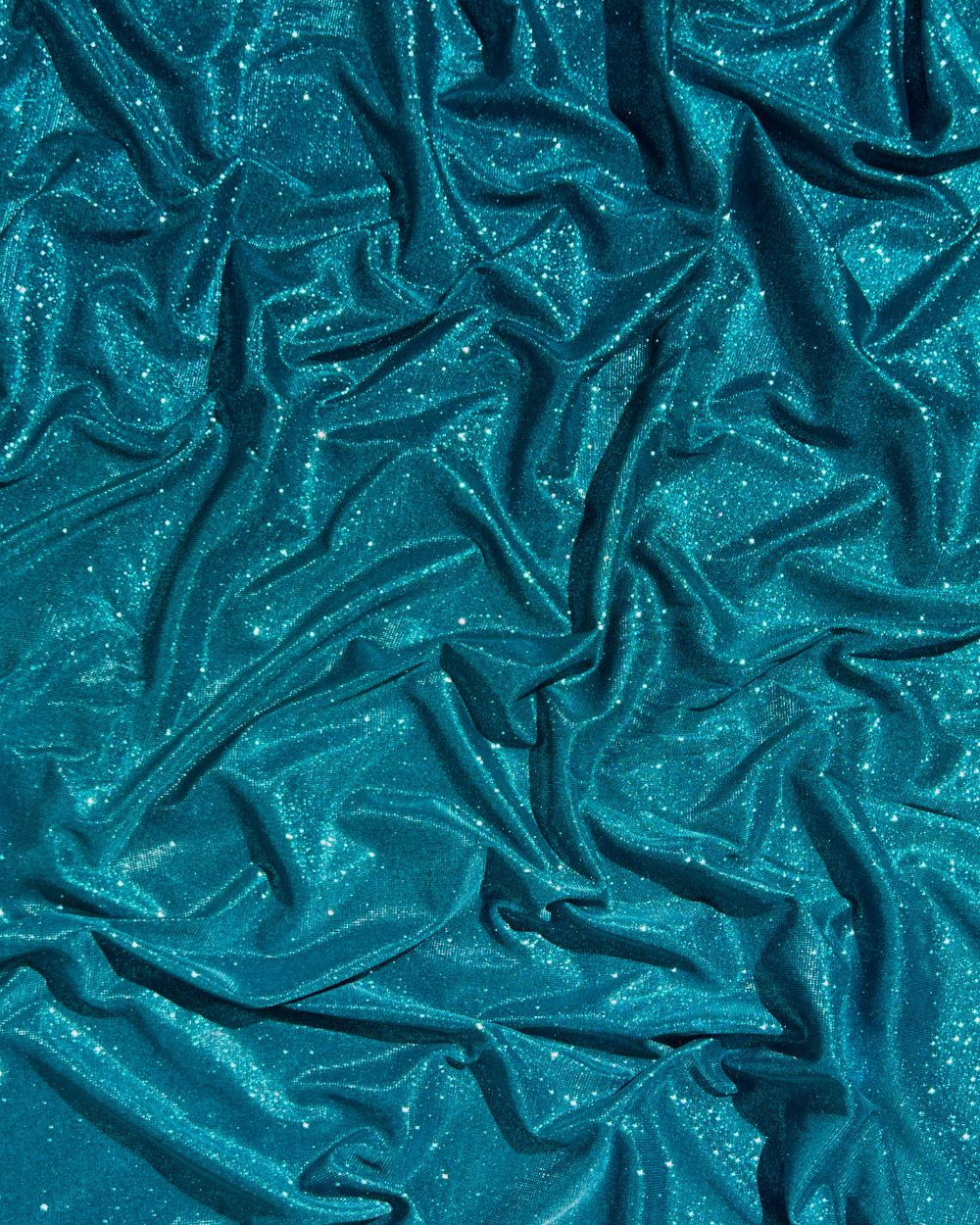 Imported Sparkle Peacock Green Dual Tone Shaded Colour 55 Inches Width