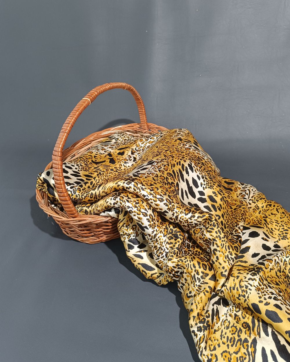 Printed Satin Yellow Colour 44 Inches Width