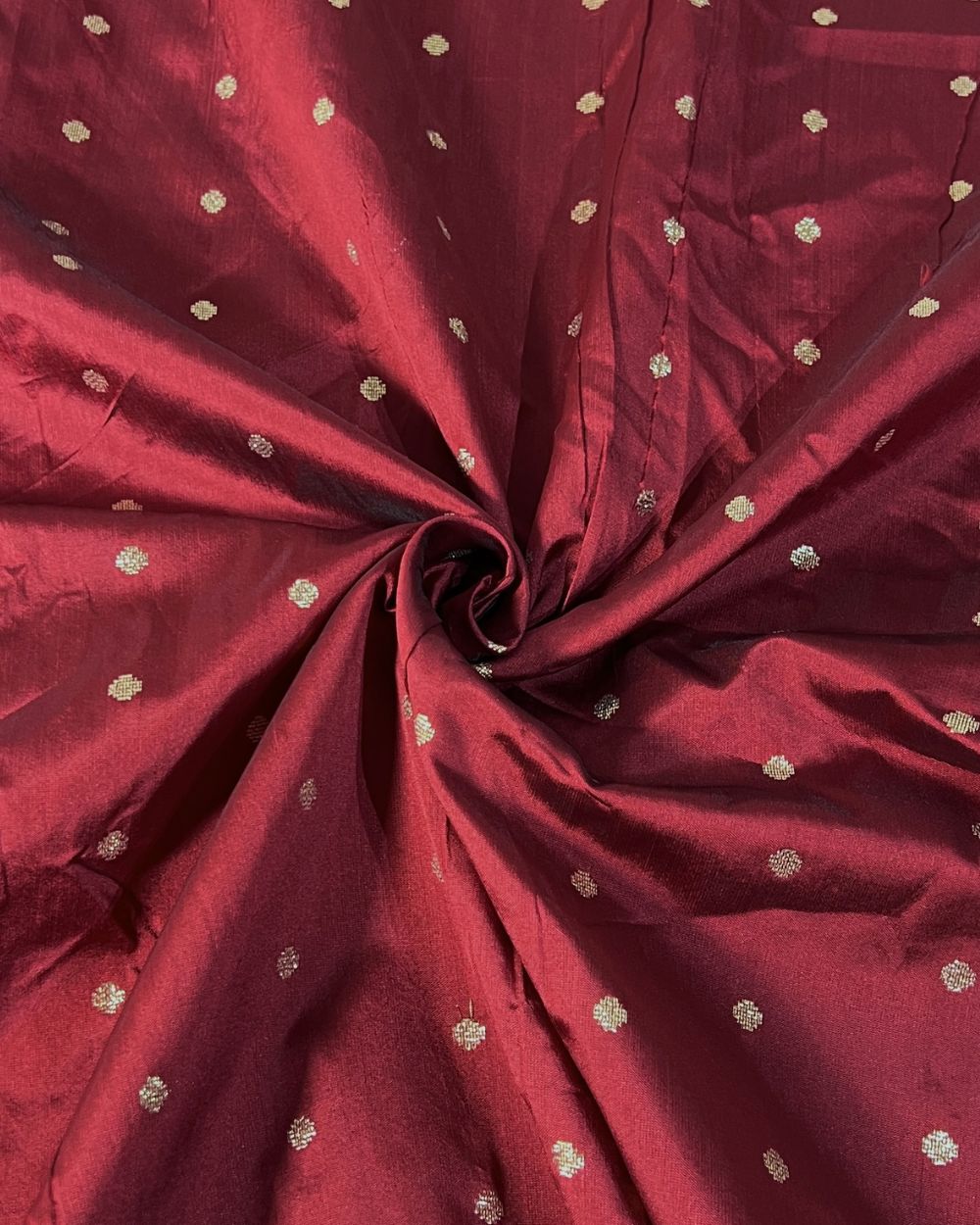Taffeta Work Maroon Colour 60 Inches Width