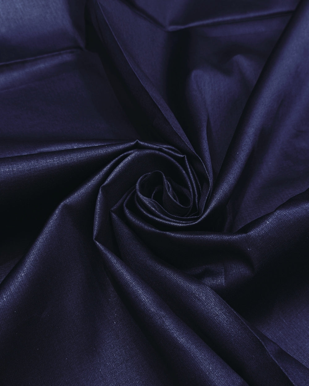 Plain Glaze-Cotton Navy Blue Colour 42 Inches Width