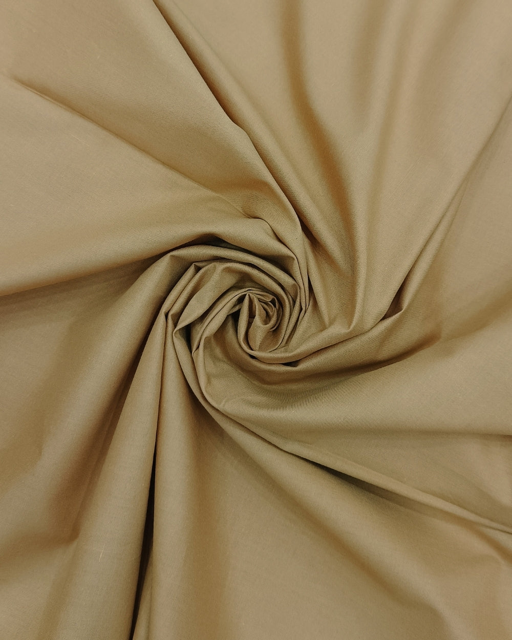 Plain Poplin-Cotton Carmel Gold Colour 42 Inches Width