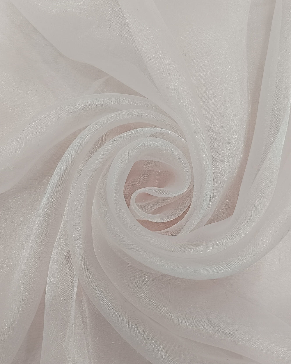 Plain Organza Pale Pink Colour 45 Inches Width