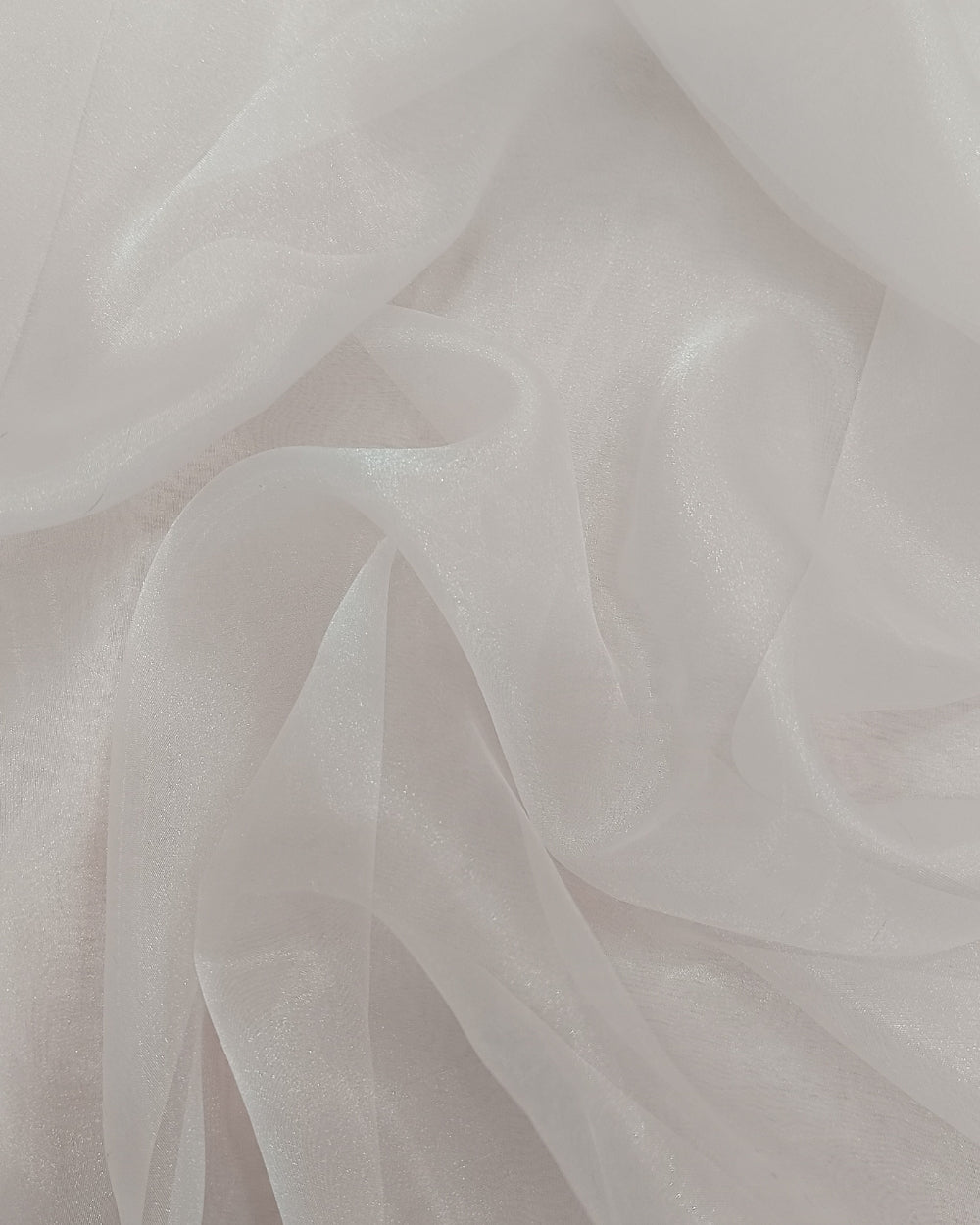 Plain Organza Pale Pink Colour 45 Inches Width