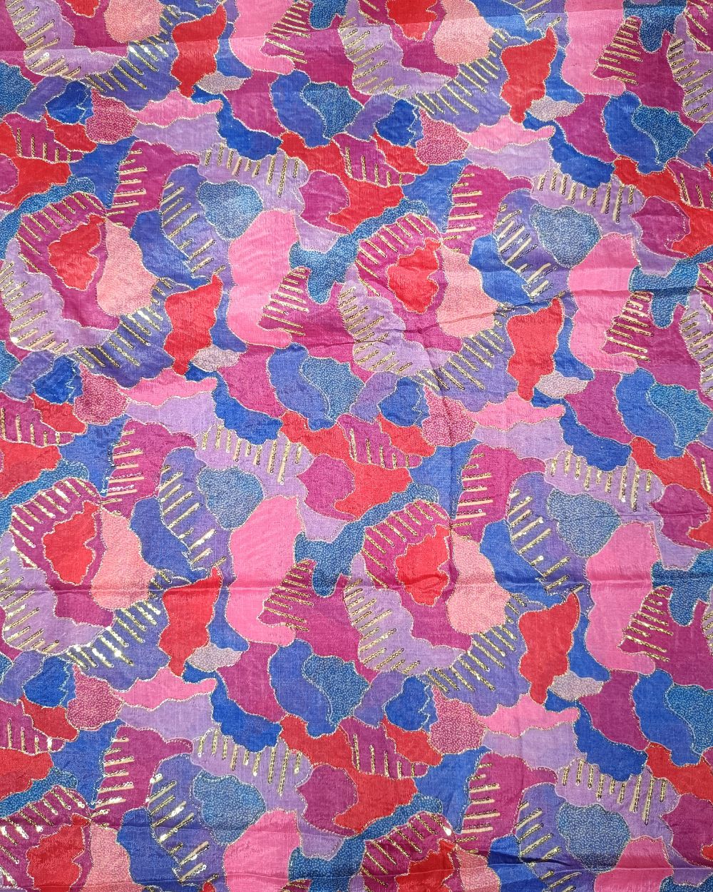 Chinnon Work Multicolor Colour 44 Inches Width