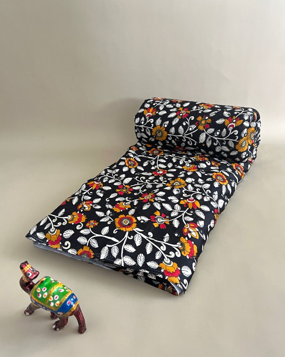 Cotton Abla Work Black Colour 42 Inches Width