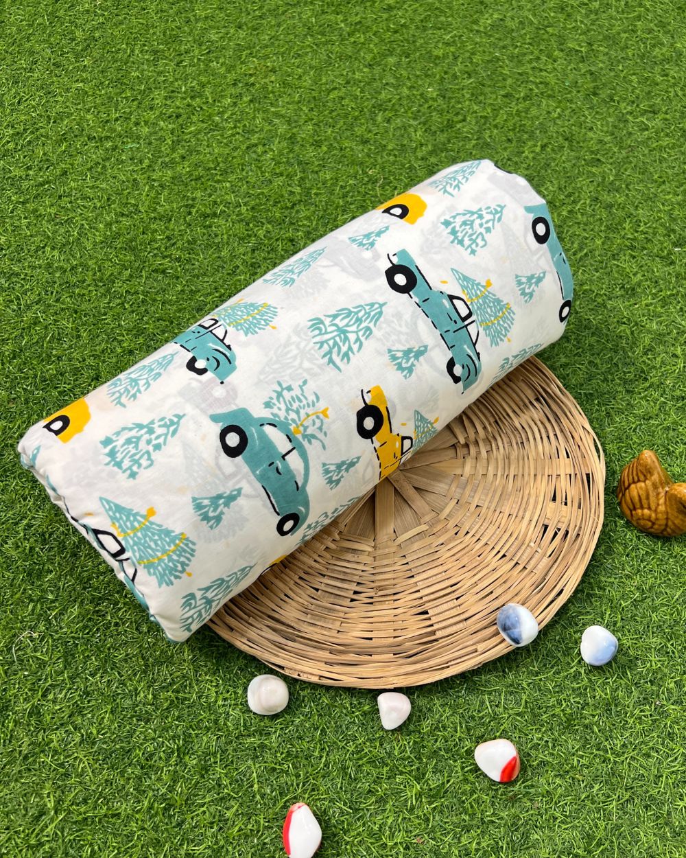 Cambric Cotton Nursery Print White 42 Inches Width