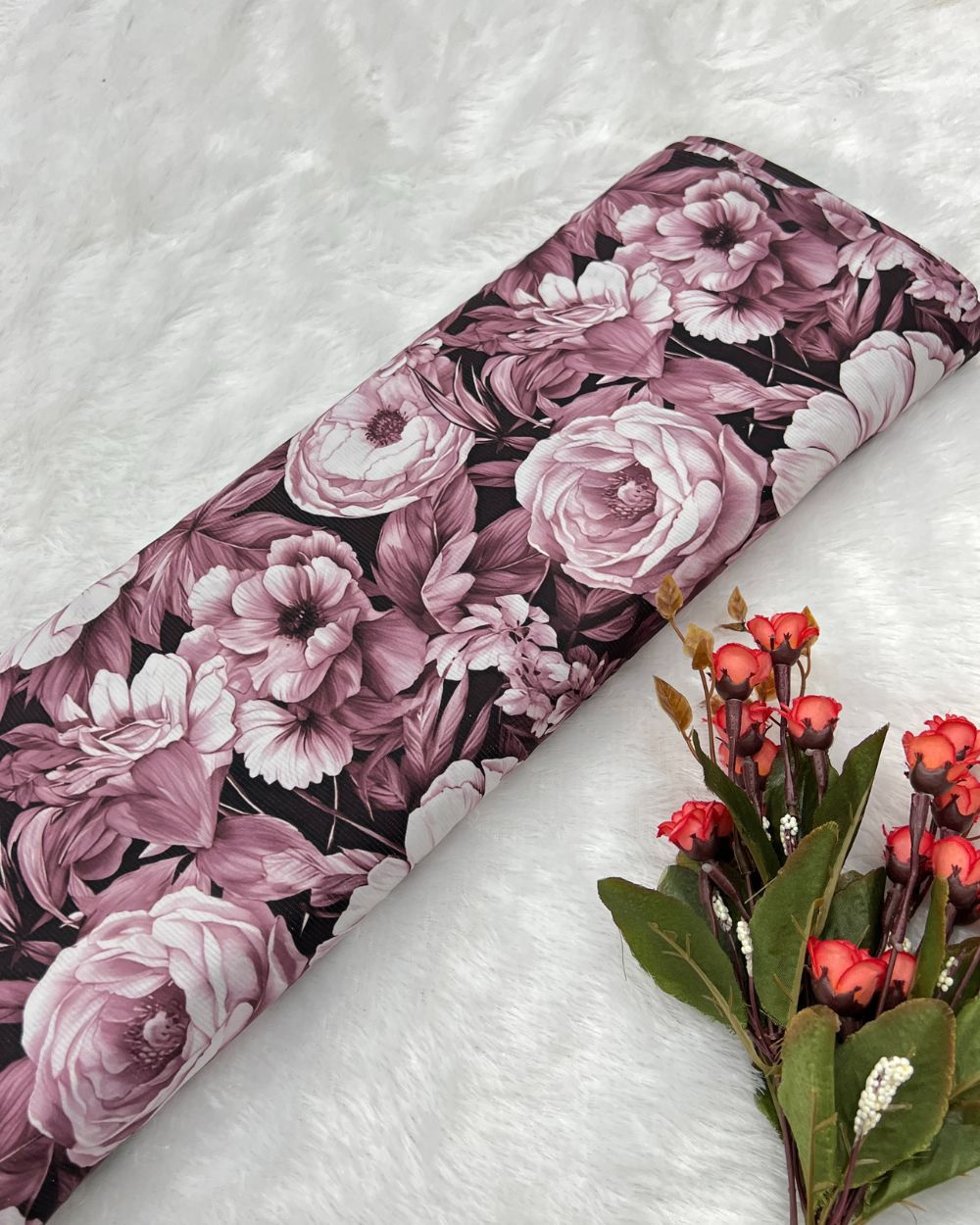 Printed Fiona La-Shimmer Onion Pink Colour 44 Inches Width