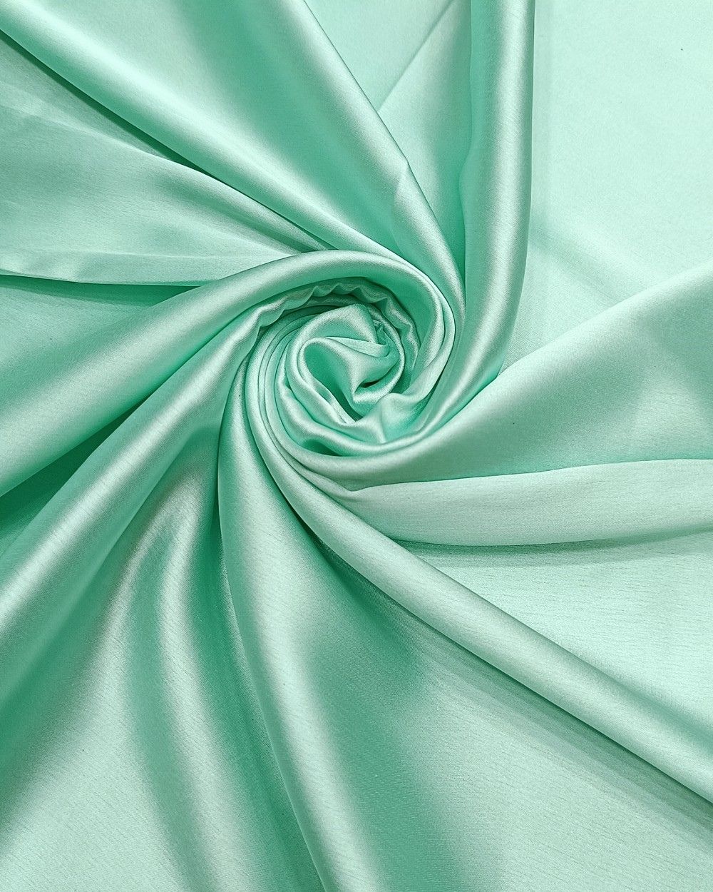 Plain Japan Satin Fresh Mint Green Colour 42 Inches Width