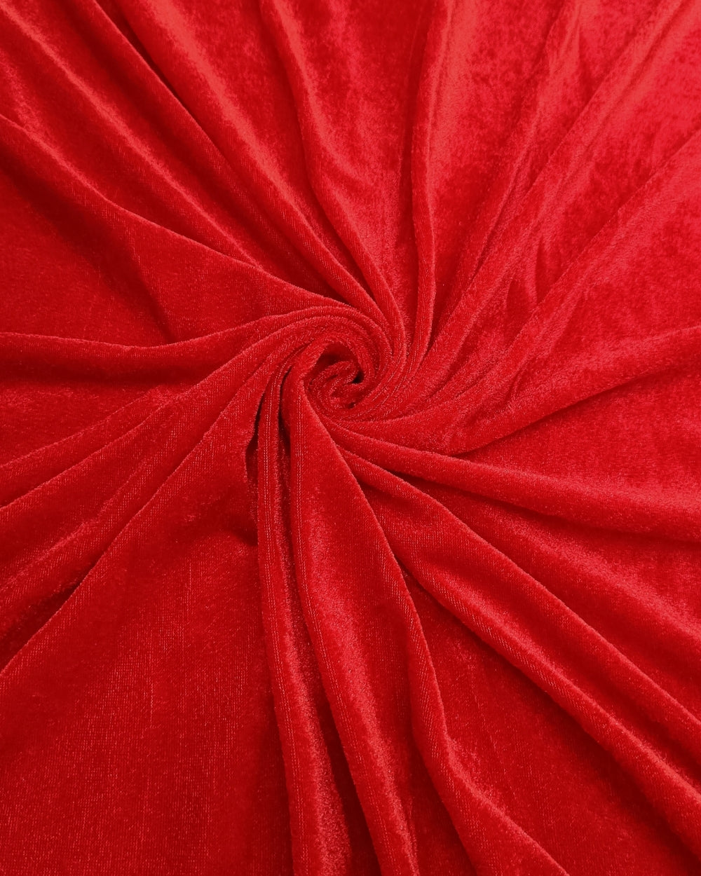 Plain Velvet Red Colour 60 Inches Width