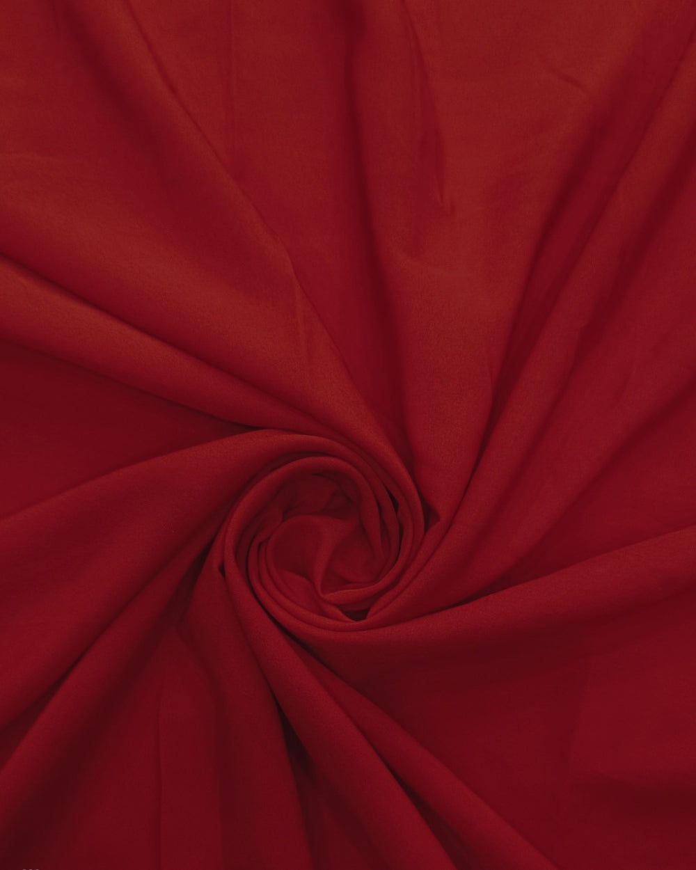 Plain Butter Crepe (American) Rose Red Colour 42 Inches Width