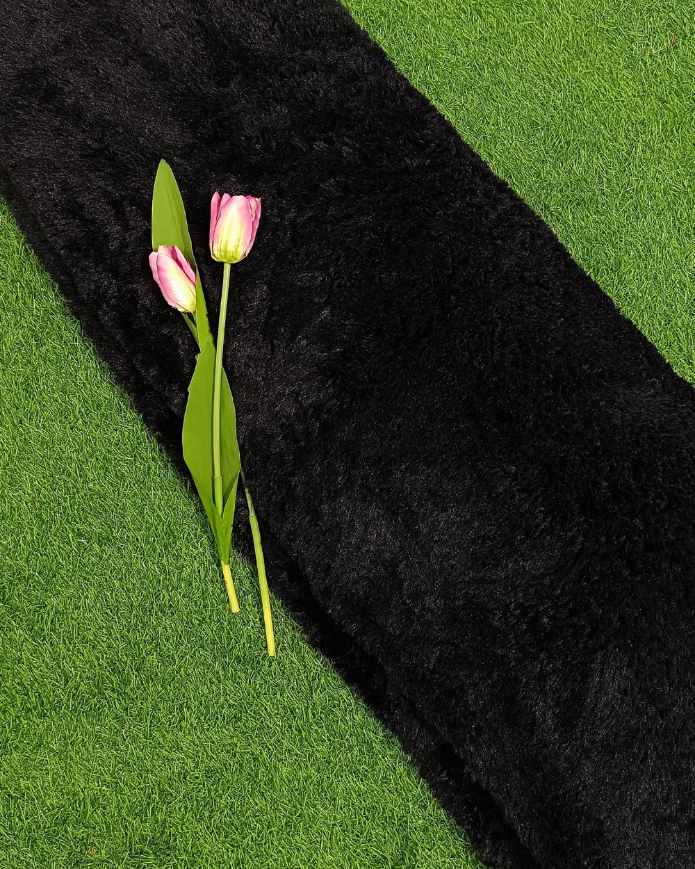 Imported Fur Black Colour 60 Inches Width