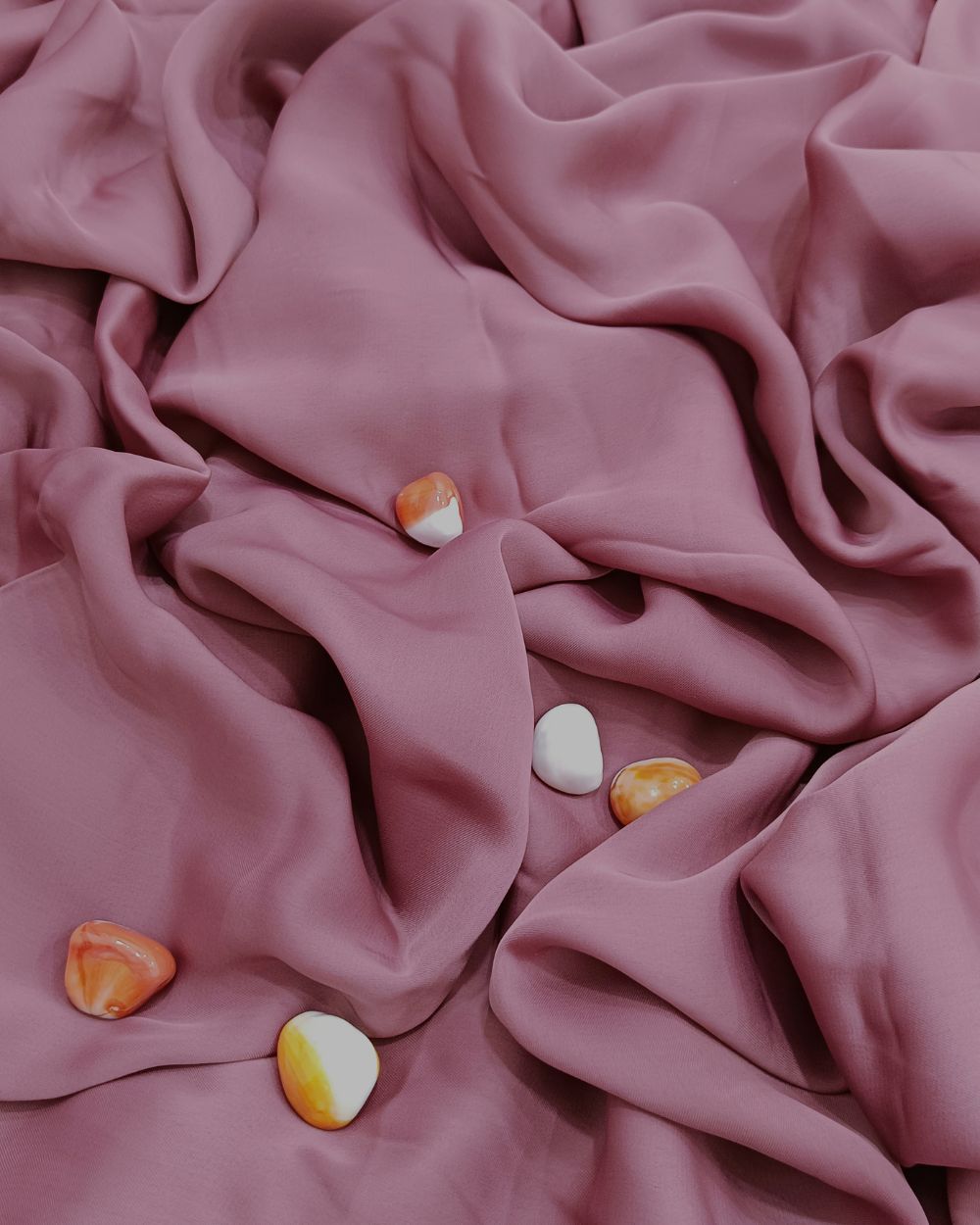 Plain Burkha-Al-Nida Onion Pink Colour 52 Inches Width