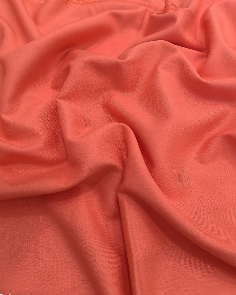 Plain Rayon-cotton Peach Pink Colour 44 Inches Width