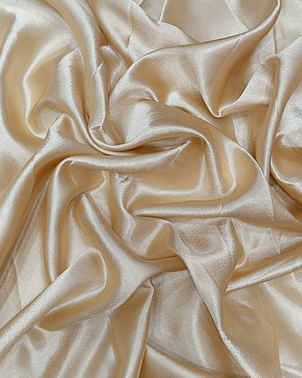 Plain German-Satin Light Golden Colour 44 Inches Width