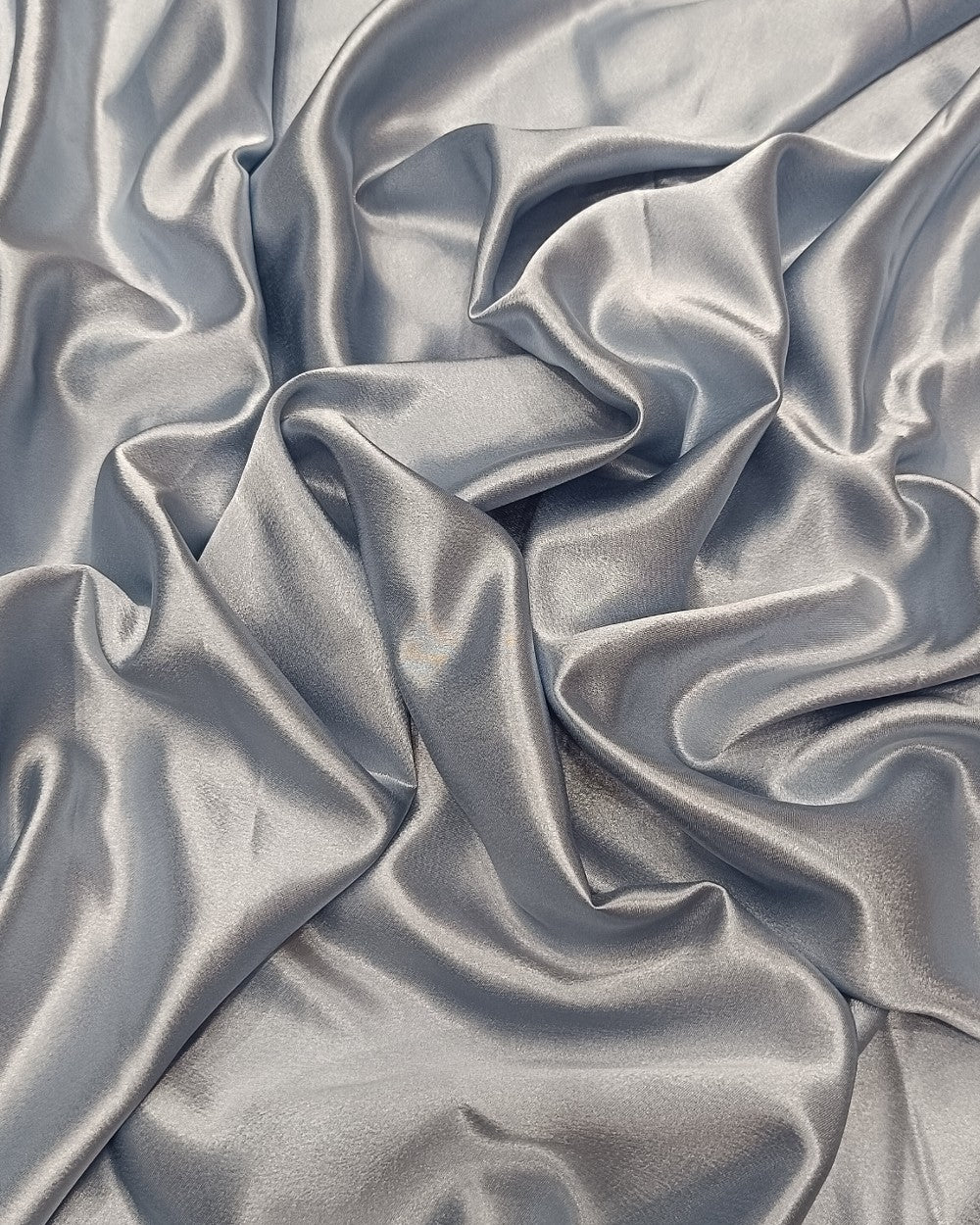 Plain German-Satin Sky Grey Colour 44 Inches Width