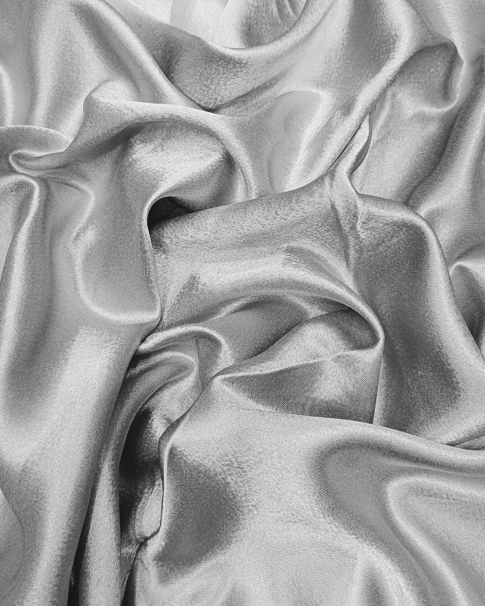 Plain German-Satin Silver Colour 44 Inches Width