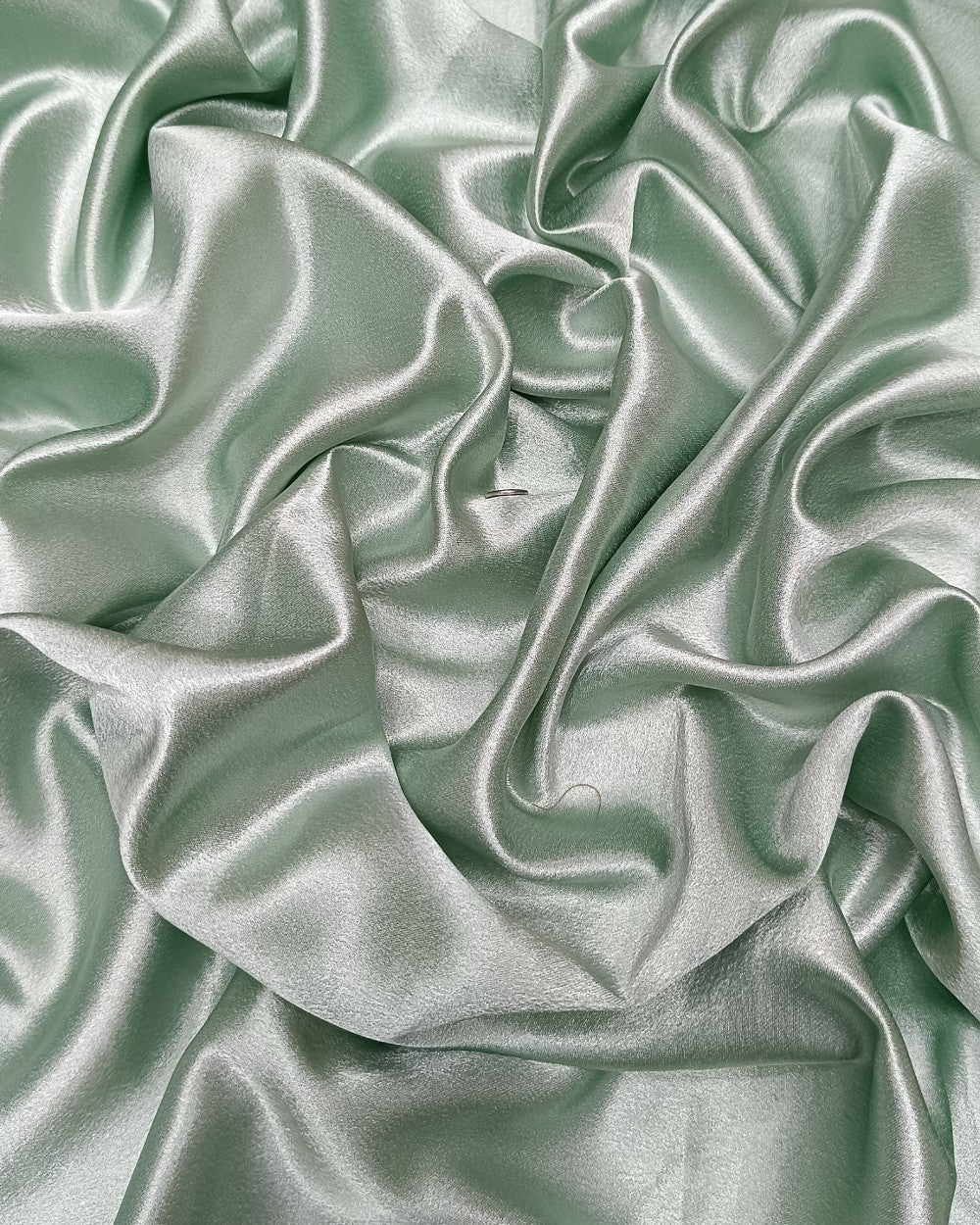Plain German-Satin Seafoam Green Colour 44 Inches Width