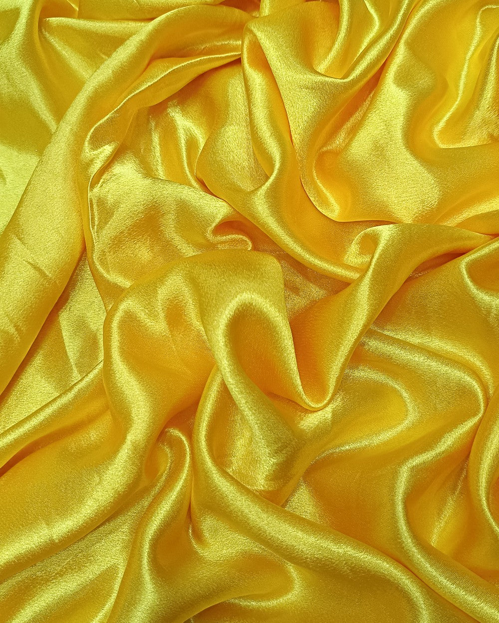 Plain German-Satin Yellow Colour 44 Inches Width