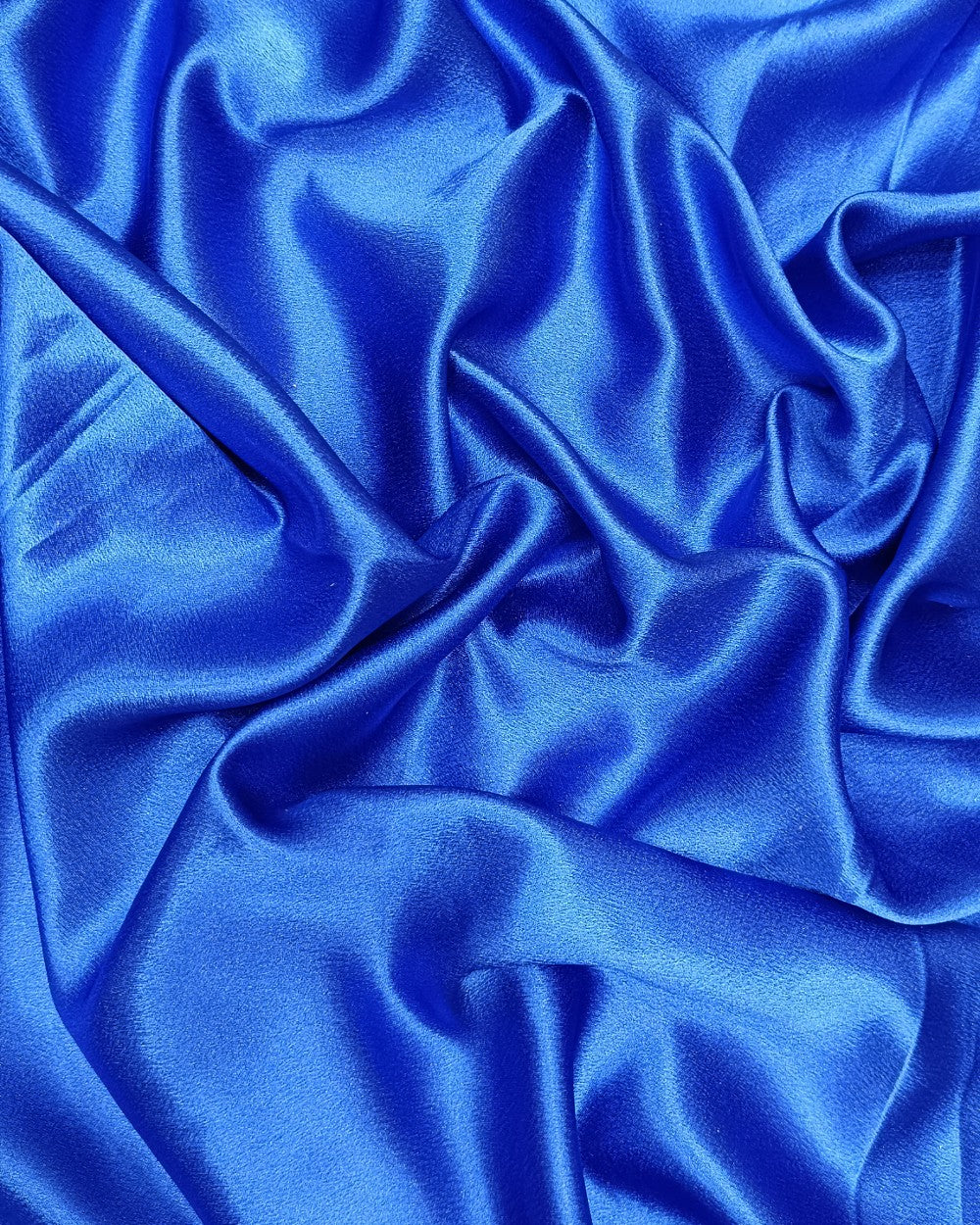 Plain German-Satin Royal Blue Colour 44 Inches Width