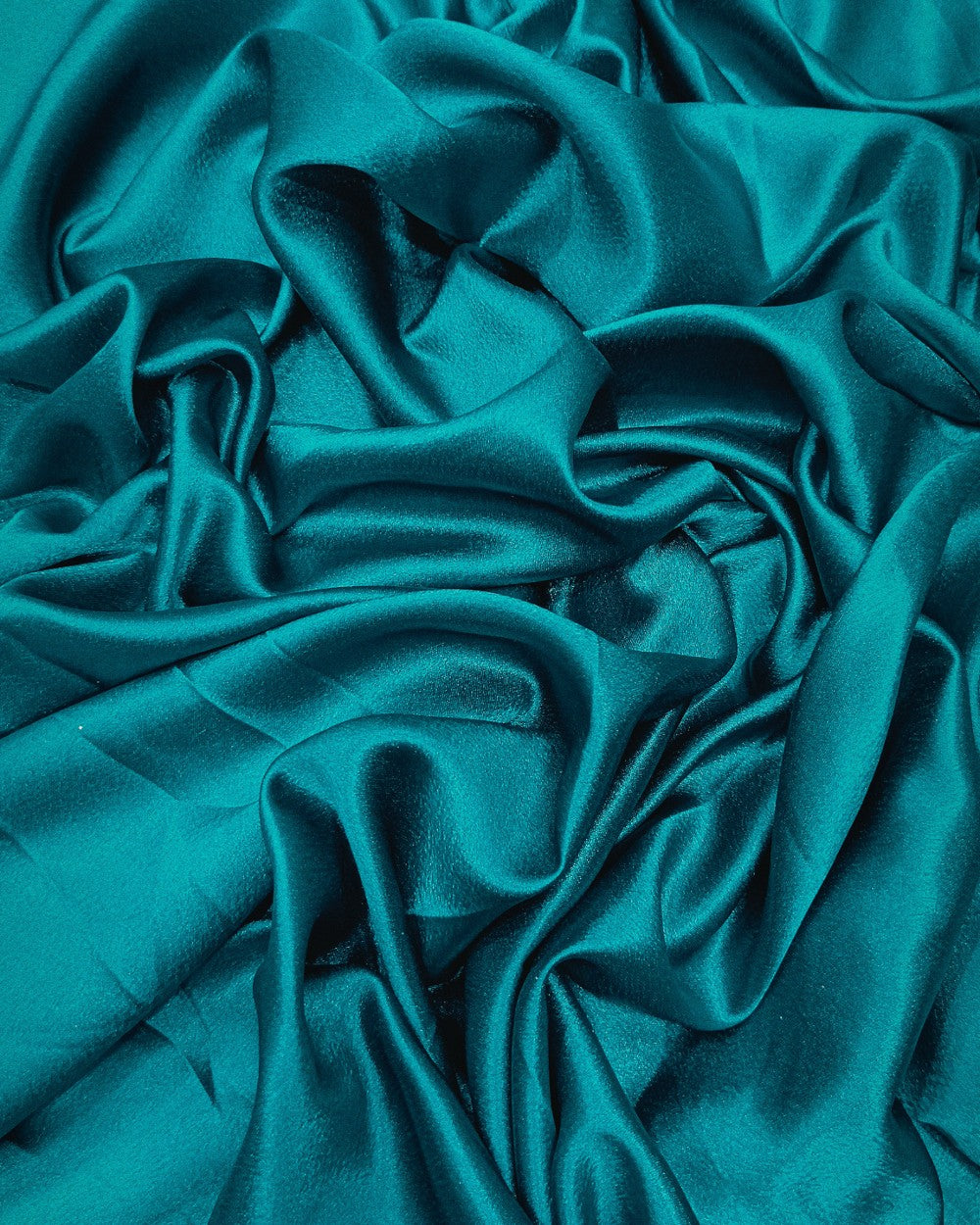 Plain German-Satin Peacock Green(Morpankhi) Colour 44 Inches Width