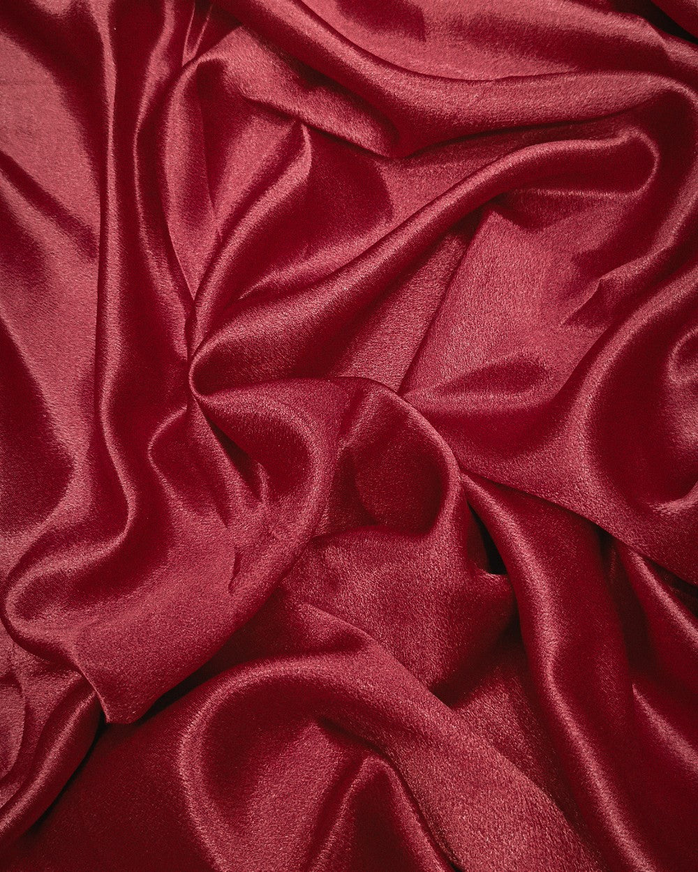 Plain German-Satin Cherry Red Colour 44 Inches Width