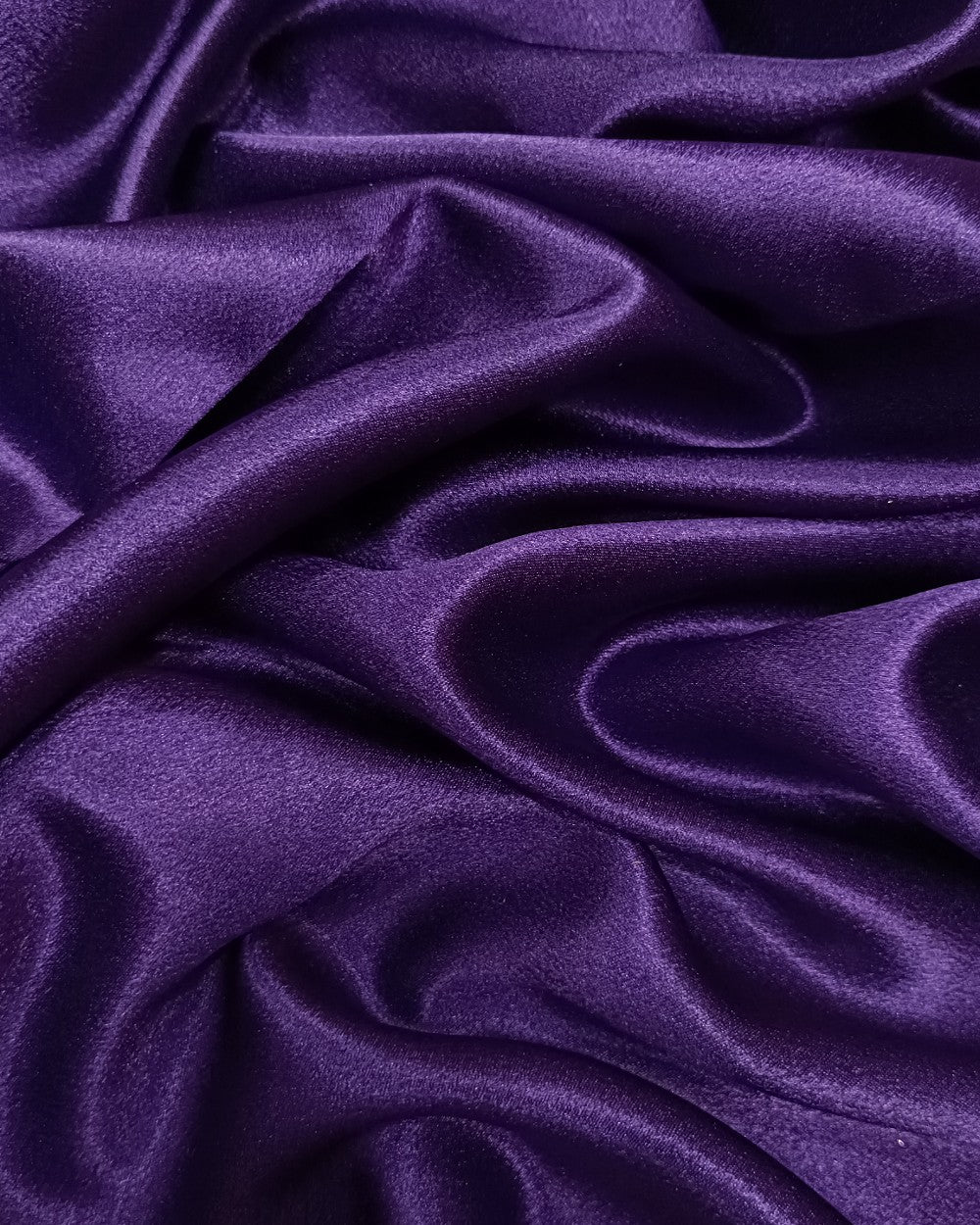 Plain German-Satin Dark Purple Colour 44 Inches Width