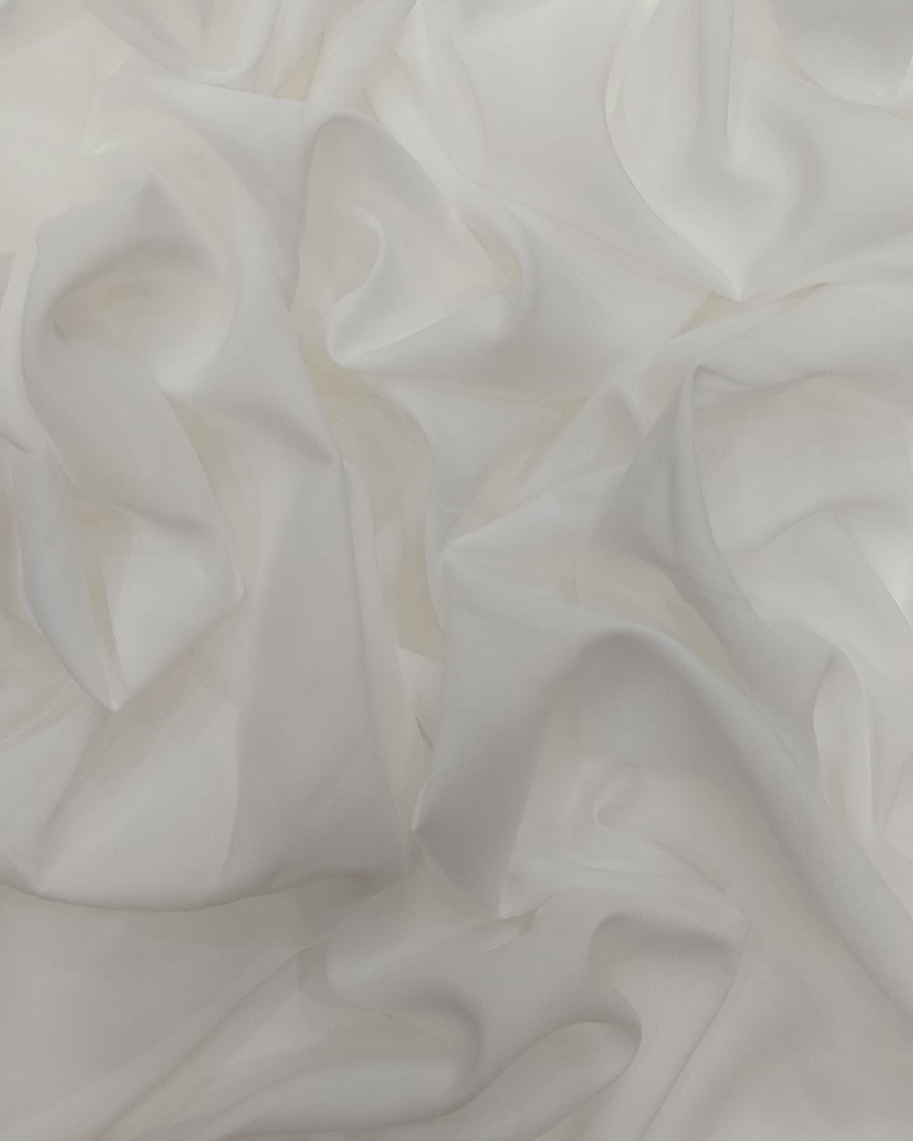 Plain Butter Crepe (American) Off White Colour 42 Inches Width