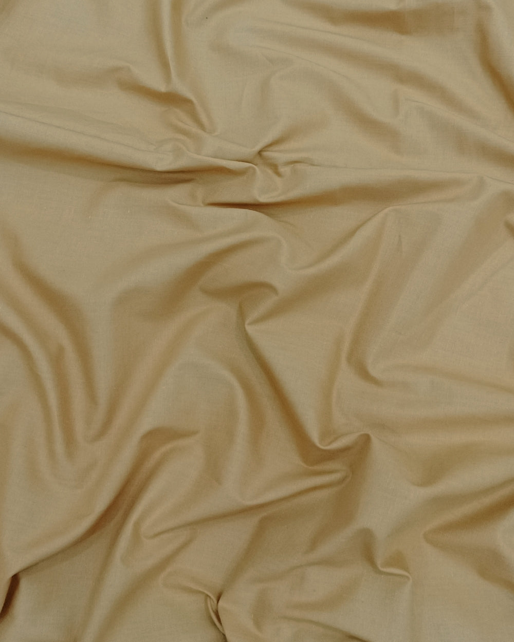Plain Poplin-Cotton Carmel Gold Colour 42 Inches Width