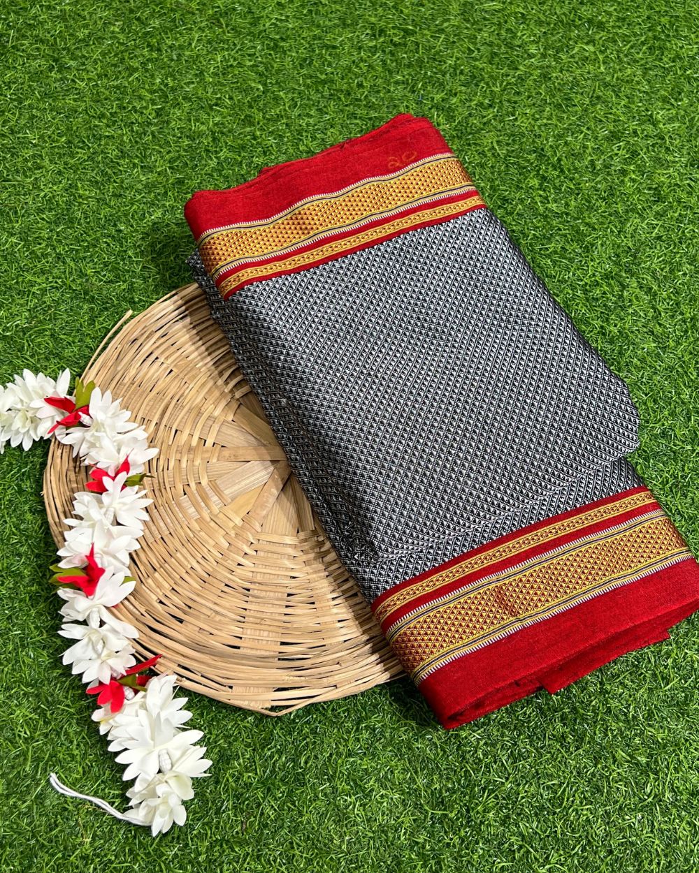 Cotton Khun Grey Colour 36 Inches Width