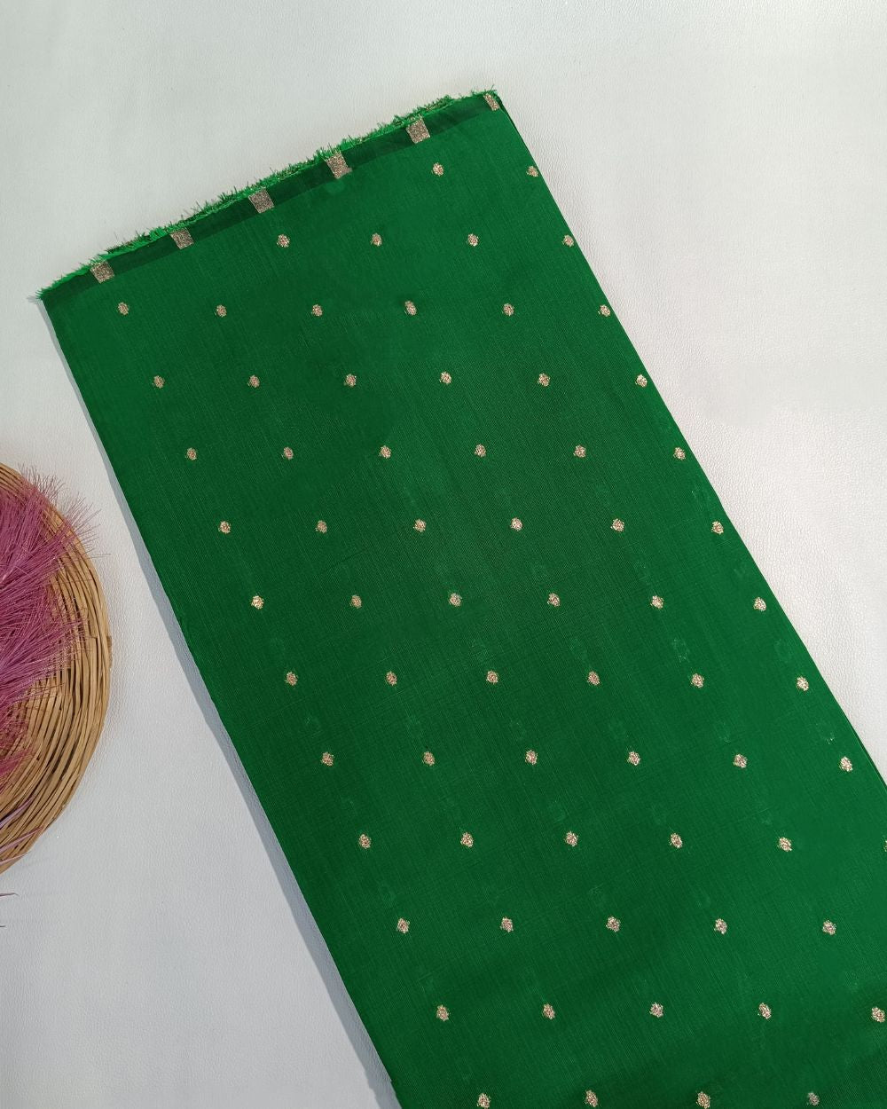 Taffeta Work Green Colour 60 Inches Width