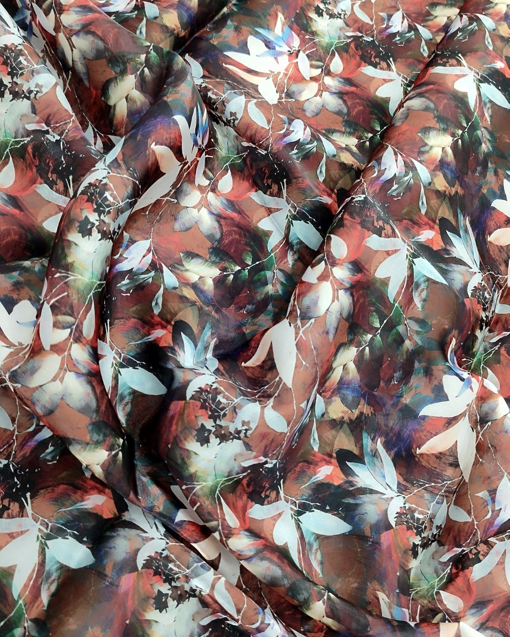 Printed Jimmy Choo Brown Colour 44 Inches Width
