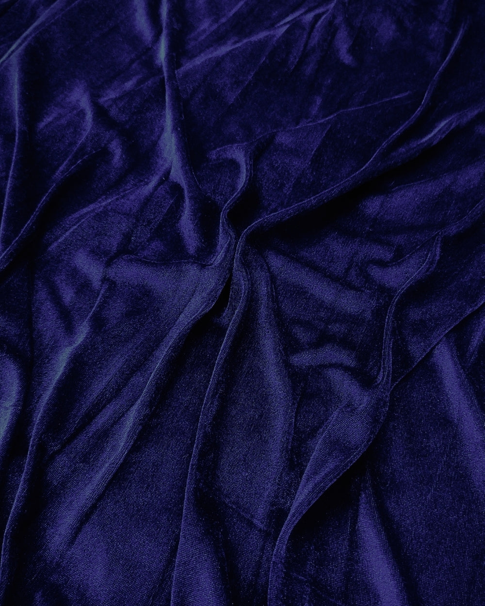 Plain Velvet Navy Blue Colour 60 Inches Width