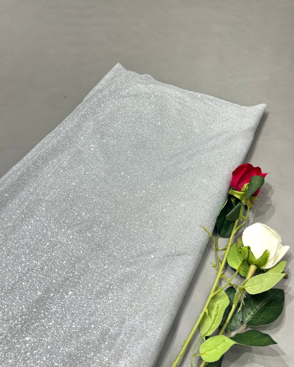 Imported Sparkle Silver Colour 55 Inches Width