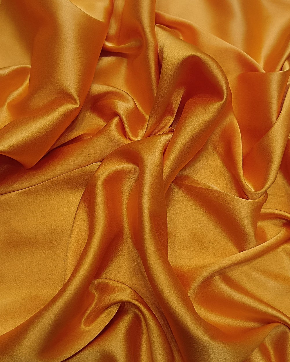 Plain Japan Satin Fanta Orange Colour 42 Inches Width