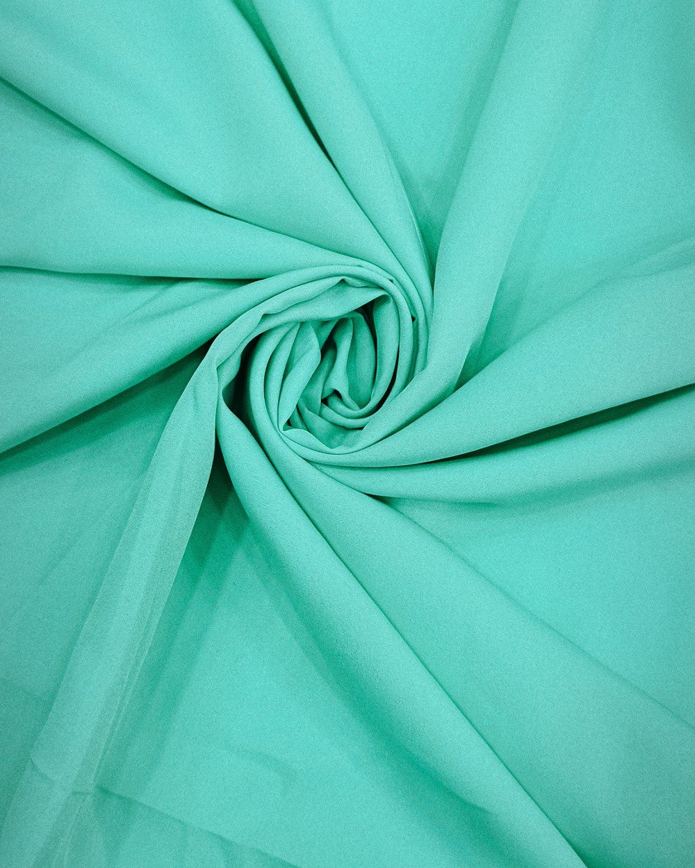 Plain Butter Crepe(American) Robins Egg Blue Colour 42 Inches Width