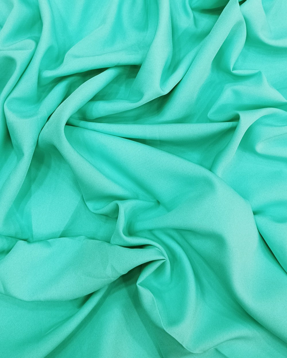 Plain Butter Crepe(American) Robins Egg Blue Colour 42 Inches Width