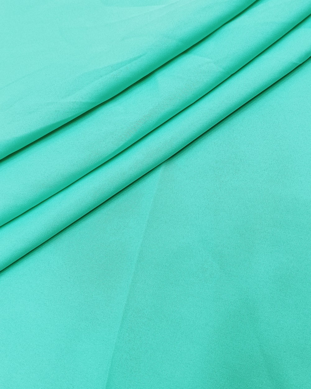 Plain Butter Crepe(American) Robins Egg Blue Colour 42 Inches Width