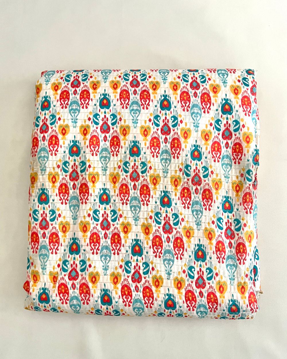 Silk Crochet Work Multicolor 44 Inches Width