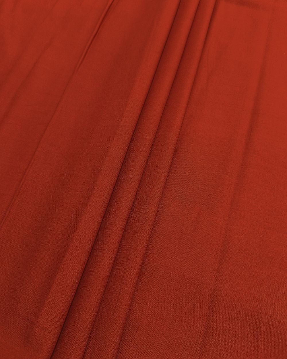 Plain Rayon-cotton Rose Red Colour 44 Inches Width