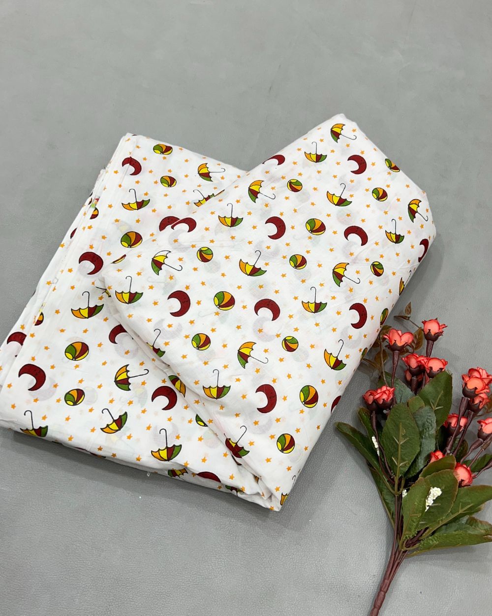 Cambric Cotton Nursery Print Multicolor 42 Inches Width