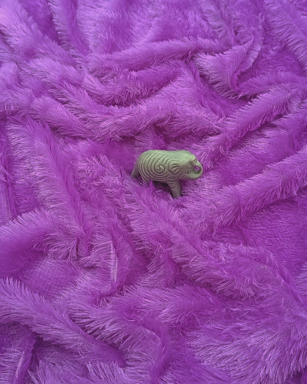 Imported Fur Lavender Colour 60 Inches Width