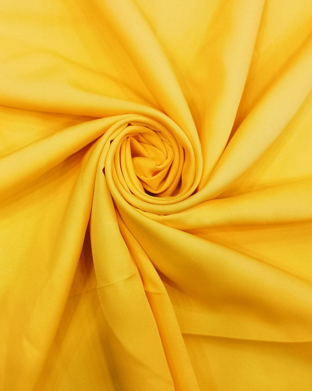 Plain Butter Crepe(American) Pineapple Yellow Colour 42 Inches Width
