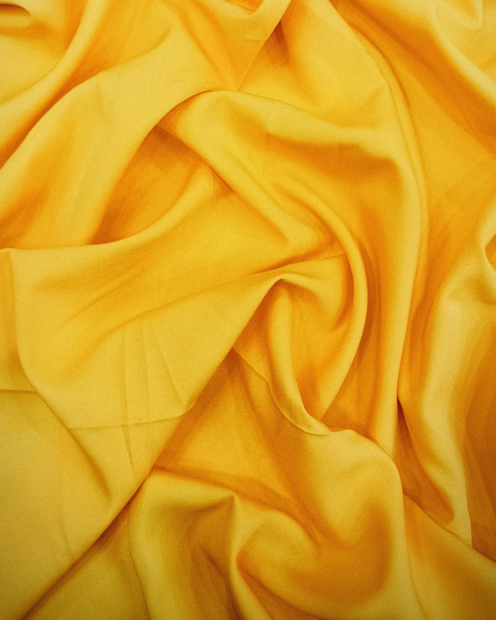 Plain Butter Crepe(American) Pineapple Yellow Colour 42 Inches Width