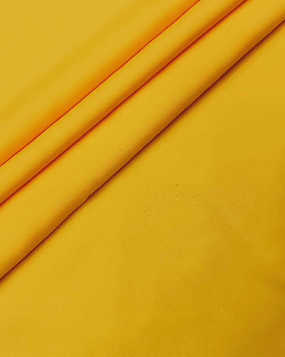 Plain Butter Crepe(American) Pineapple Yellow Colour 42 Inches Width