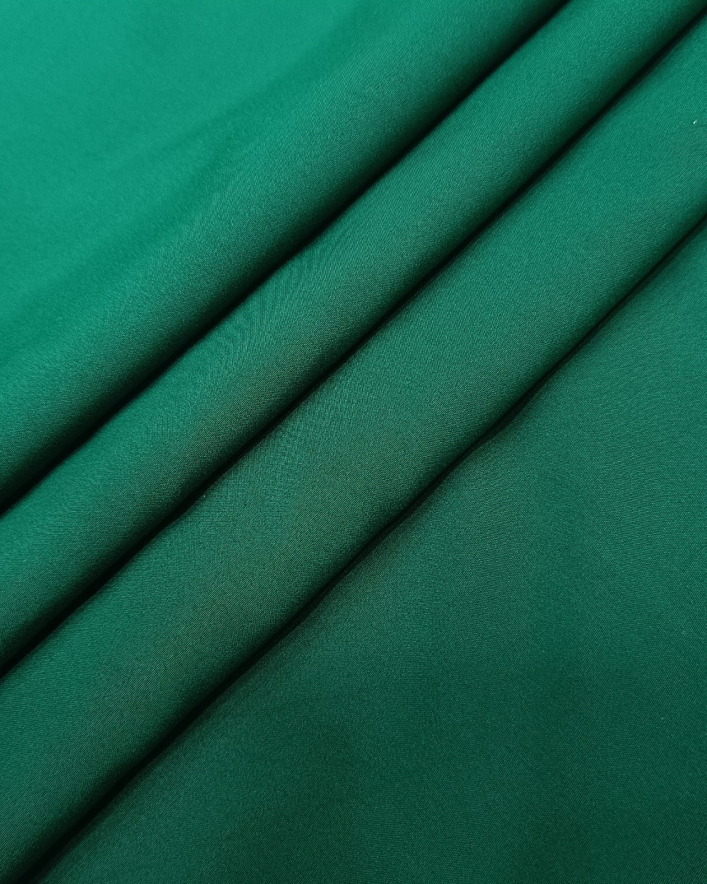 Plain Butter Crepe(American) Peacock Green (Morpankhi) Colour 42 Inches Width