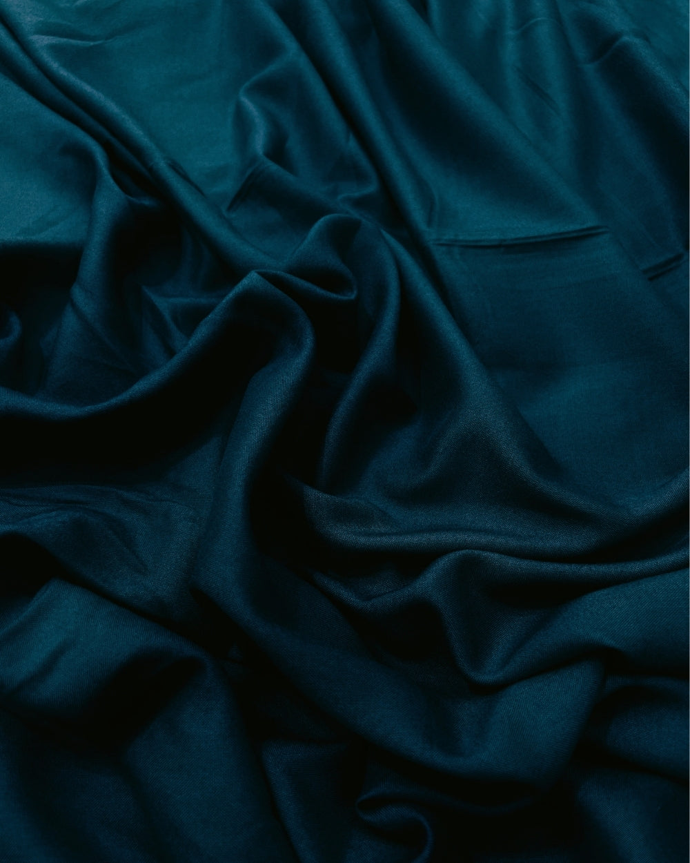Plain Rayon-cotton Dark Aegean Blue Colour 44 Inches Width